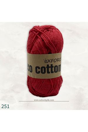 Eco Cotton 100 gram - 00251 Kırmızı