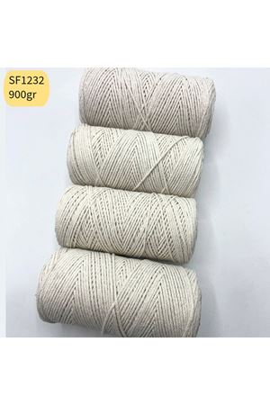 Stok Fazlası 900 gram Cotton Makrome Krem SF1232