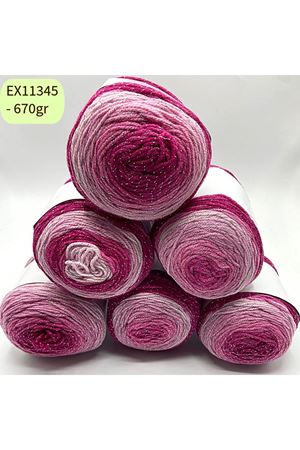 İhrac Fazlası 6'lı Paket 670 gr Simli Akrilik Kek EX11345