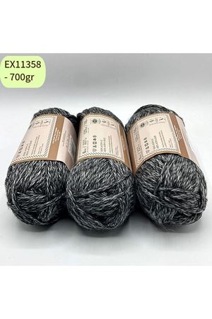 İhrac Fazlası 3'lü Paket 700 gr Parlak Yumuşak Akrilik Füme Melanj EX11358