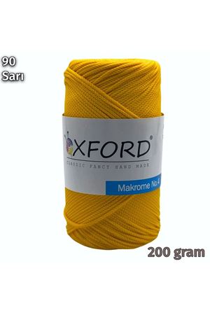 Oxford No:4 200 gram Makrome - 90 Sarı