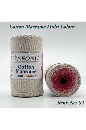 Cotton Macrame Multi Colour Renk No: 02