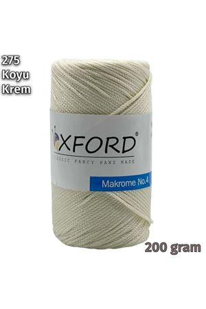 Oxford No:4 200 gram Makrome - 275 Koyu Krem