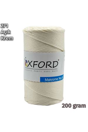 Oxford No:4 200 gram Makrome - 271 Açık Krem