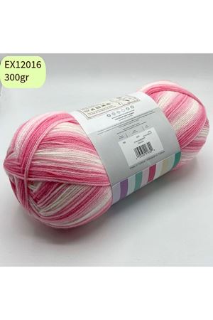 İhrac Fazlası Dev Yumak 300 gr Akrilik Ebruli EX12016