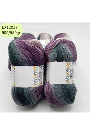 İhrac Fazlası 5'li Paket 500/550 gr Akrilik Ebruli EX12017