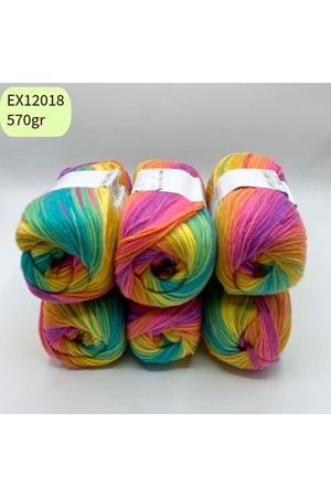 İhrac Fazlası 6'lı Paket 570 gr Akrilik Ebruli EX12018