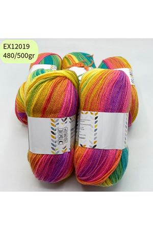 İhrac Fazlası 5'li Paket 480/500 gr Akrilik Ebruli EX12019