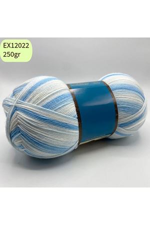 İhrac Fazlası Dev Yumak 250 gr Akrilik Ebruli EX12022