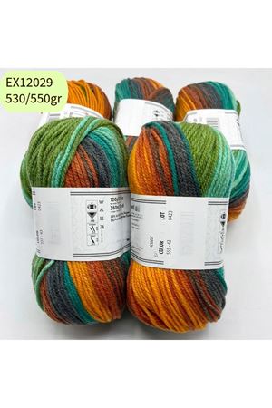 İhrac Fazlası 5'li Paket 530/550 gr Akrilik Ebruli EX12029