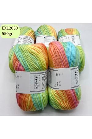 İhrac Fazlası 5'li Paket 550 gr Akrilik Ebruli EX12030
