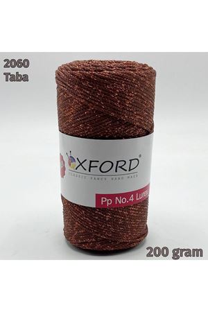 Oxford No:4 200 gram Simli Lurex Makrome - Taba - 2060