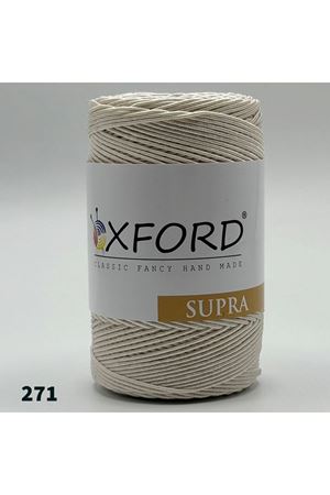 200 gram Oxford İnce Slim Supra Çanta İpi - 271 Açık Krem