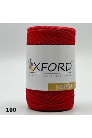 200 gram Oxford İnce Slim Supra Çanta İpi - 100 Kırmızı