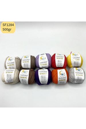 Stok Fazlası Eco Cotton Baby 10'lu Paket 500 gram Mix SF1284