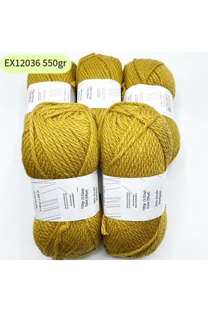 İhrac Fazlası 5'li Paket 550 gr Rayonlu Akrilik Bal Rengi EX12036