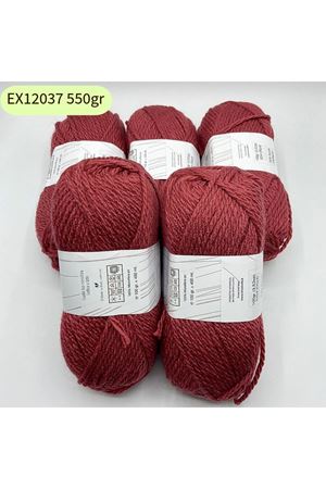 İhrac Fazlası 5'li Paket 550 gr Rayonlu Akrilik Şarap Rengi EX12037