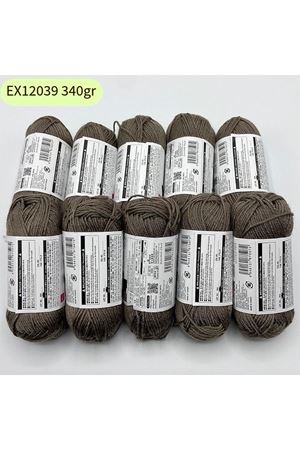 İhrac Fazlası 10'lu Paket 350/400gr Amigurumi İpi Vizon EX112039