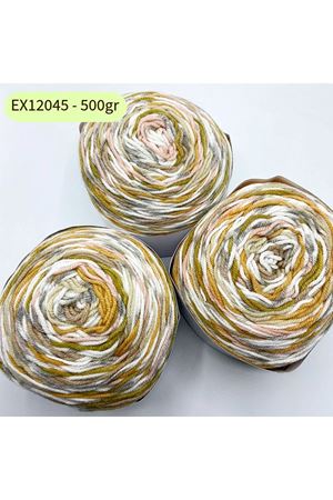 İhrac Fazlası 3'lü Paket 500 gr Akrilik Kek Ebruli EX112045