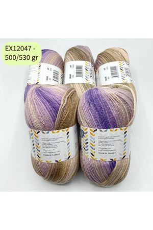 İhrac Fazlası 5'li Paket 500/530 gr Akrilik Ebruli EX112047