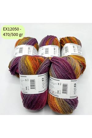 İhrac Fazlası 5'li Paket 470/500 gr Akrilik Ebruli EX12050 