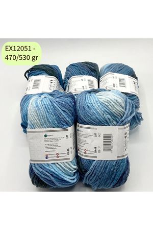 İhrac Fazlası 5'li Paket 470/530 gr Akrilik Ebruli EX12051