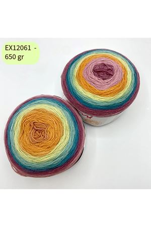 İhrac Fazlası 2'li Paket 650 gr Akrilik Kek Ebruli EX12061