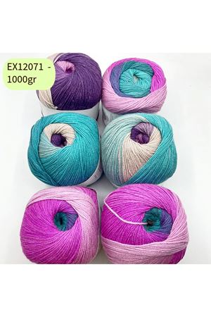 İhrac Fazlası 6'lı Paket 1000 gr Akrilik Ebruli EX12071