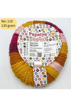 Stok Fazlası Papatya Donut 130gr Akrilik Ebruli 118