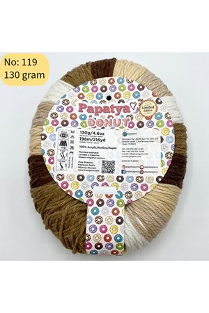 Stok Fazlası Papatya Donut 130gr Akrilik Ebruli 119