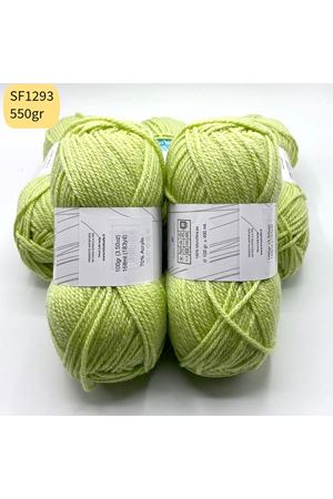 Stok Fazlası 5'li Paket 550gr Akrilik Elma Yeşili SF1293