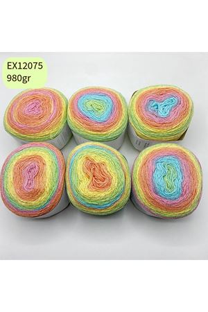 İhrac Fazlası 6'lı Paket 980gr Simli Akrilik Kek EX12075