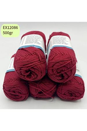 İhrac Fazlası 5'li Paket 500 gr Orta İnce Cotton Bordo EX12086