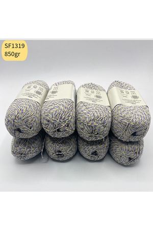 Stok Fazlası 8'li Paket 850gr Orta İnce Cotton Ebruli Mix SF1319