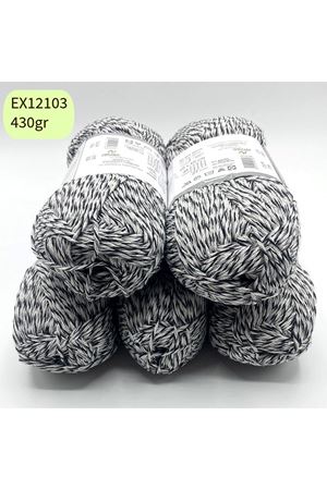 İhrac Fazlası 5'li Paket 430 gr Orta İnce Cotton Ebruli EX12103