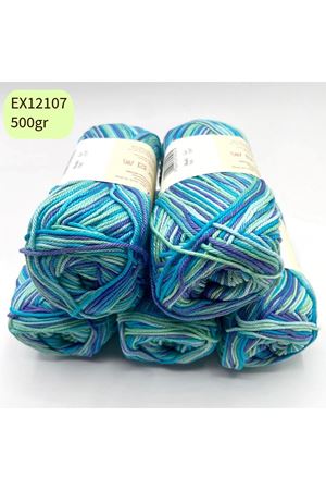 İhrac Fazlası 5'li Paket 500 gr Orta İnce Cotton Ebruli EX12107