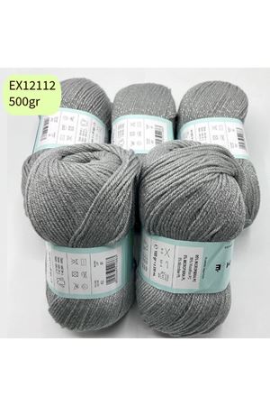 İhrac Fazlası 5'li Paket 500gr Simli Akrilik Açık Gri EX12112