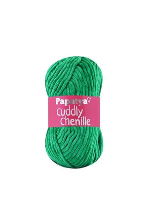 Papatya Cuddly Chenille Kadife 6810 Yaprak Yeşil