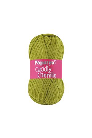 Papatya Cuddly Chenille Kadife 6750 Yağ Yeşil 