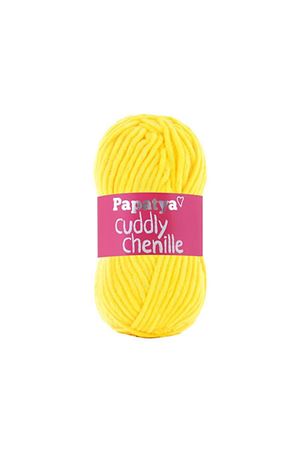 Papatya Cuddly Chenille Kadife 7040 Parlak Sarı 