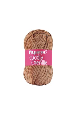 Papatya Cuddly Chenille Kadife 9160 Taba