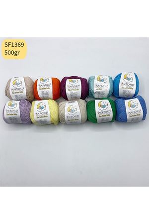 Stok Fazlası Eco Cotton Baby 10'lu Paket 500 gram Mix SF1369