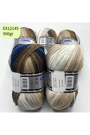 Ihraç Fazlası 5'li Paket 500gr Batik Akrilik EX12145