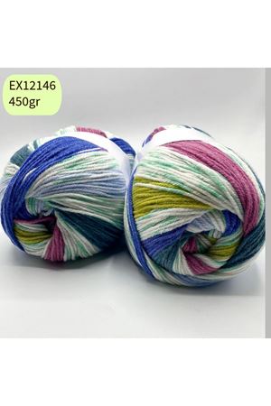 Ihraç Fazlası 2'li Paket 450gr Batik Akrilik EX12146