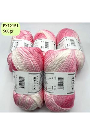 Ihraç Fazlası 5'li Paket 500gr Batik Akrilik EX12151