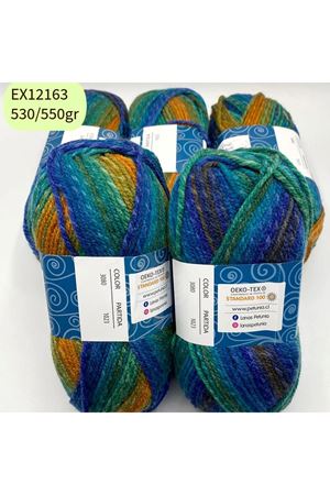 Ihraç Fazlası 5'li Paket 530/550gr Akrilik Batik EX12163