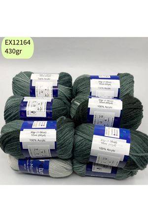 Ihraç Fazlası 12'li Paket 430gr Akrilik Batik EX12164  