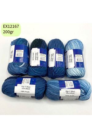 Ihraç Fazlası 6'lı Paket 200gr Akrilik Batik EX12167