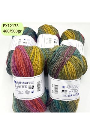 Ihraç Fazlası 5'li Paket 480/500gr Akrilik Batik EX12173