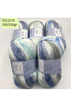 Ihraç Fazlası 5'li Paket 500/530gr Akrilik Batik EX12176
